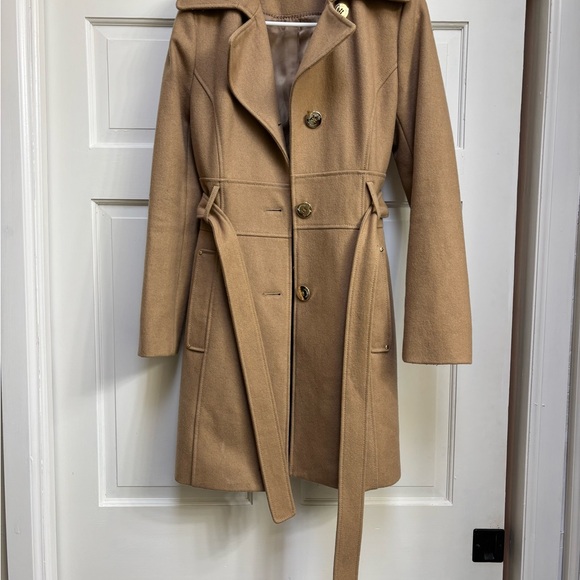 Kenneth Cole New York Tan Trench Coat - Picture 1 of 6